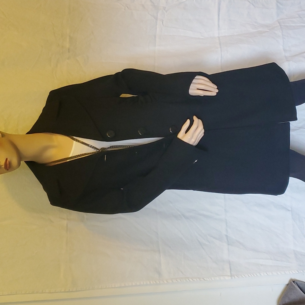 Tahari Wool Blend Pea Coat